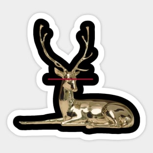 Bronze Gazelle Sticker